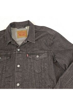 Levis Mens Denim Trucker Jacket Brown PC9-72334-8394 Size XL 6 Button